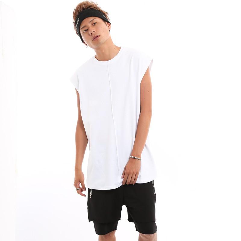 ビッグシルエット ノースリーブ カットソー 重ね着 モード 韓国ファッション | improves | 02