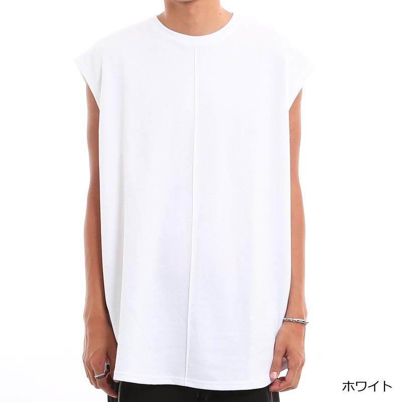 ビッグシルエット ノースリーブ カットソー 重ね着 モード 韓国ファッション | improves | 05