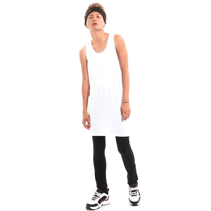 ビッグシルエット タンクトップ カットソー 重ね着 モード 韓国ファッション | improves | 10