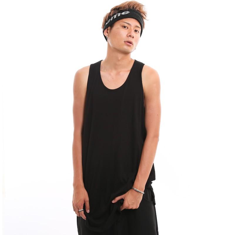 ビッグシルエット タンクトップ カットソー 重ね着 モード 韓国ファッション | improves | 03