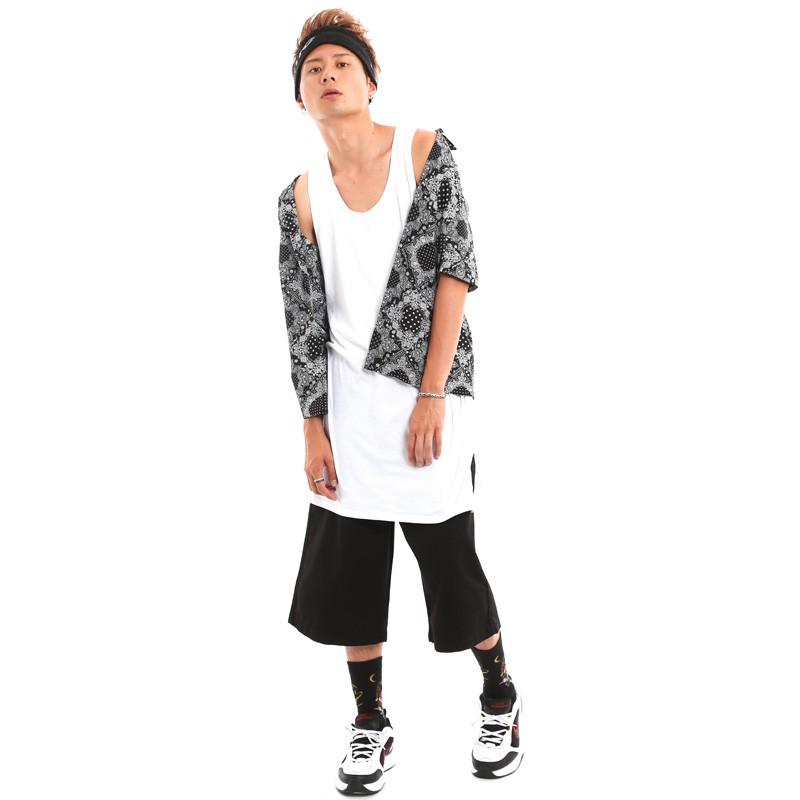 ビッグシルエット タンクトップ カットソー 重ね着 モード 韓国ファッション | improves | 09