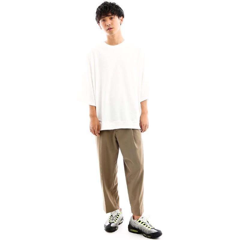 ワイドパンツ スラックス タックパンツ センタープレス ビッグサイズ 韓国ファッション | improves | 12