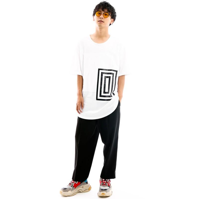 ワイドパンツ スラックス タックパンツ センタープレス ビッグサイズ 韓国ファッション | improves | 13