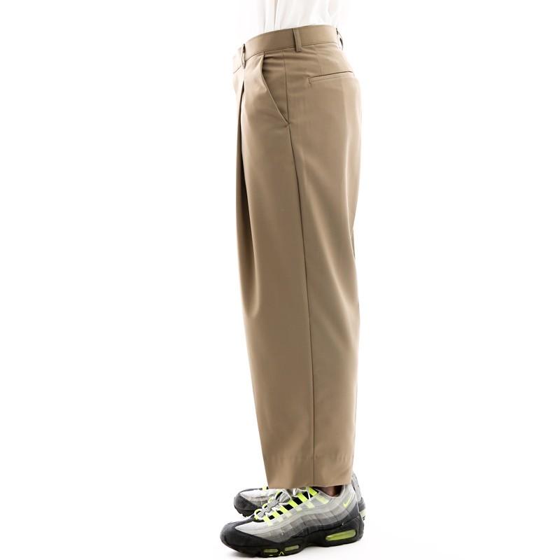 ワイドパンツ スラックス タックパンツ センタープレス ビッグサイズ 韓国ファッション | improves | 06