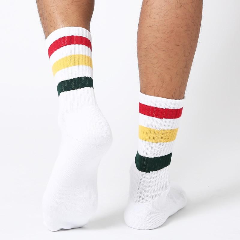 靴下 ソックス メンズ ボーダー サーフ ビーチ 海 | improves | 04