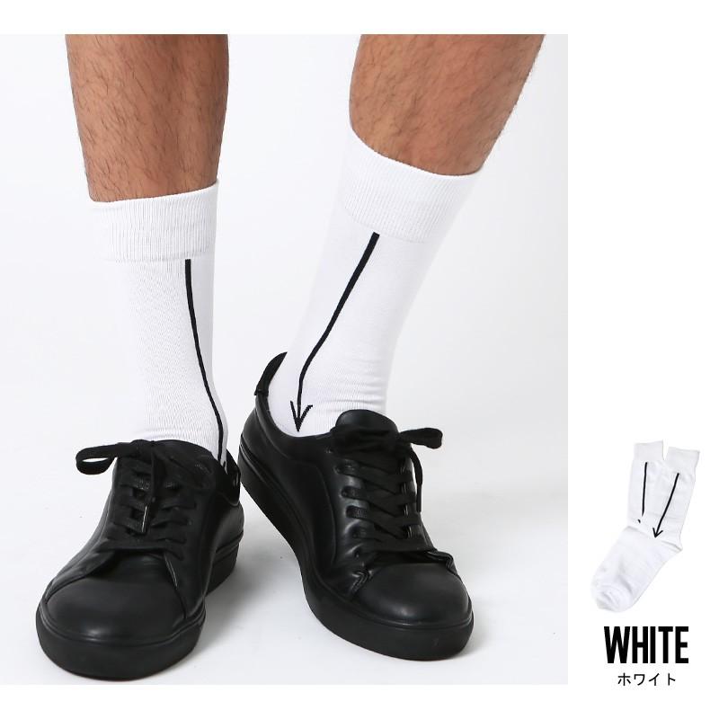 靴下 ソックス メンズ 矢印 クルーソックス サーフ ビーチ 海 部屋着 | improves | 04