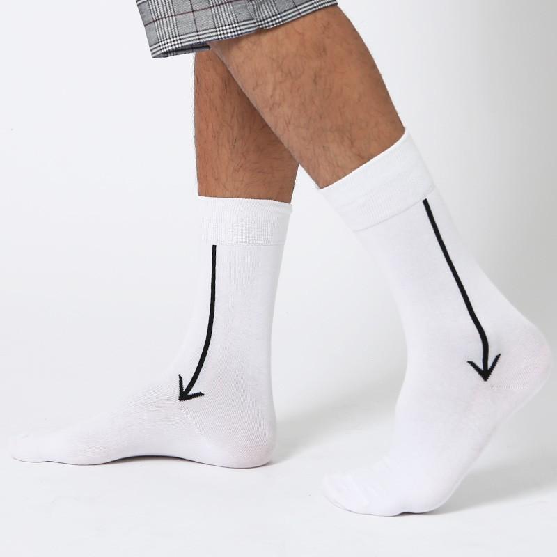 靴下 ソックス メンズ 矢印 クルーソックス サーフ ビーチ 海 部屋着 | improves | 05
