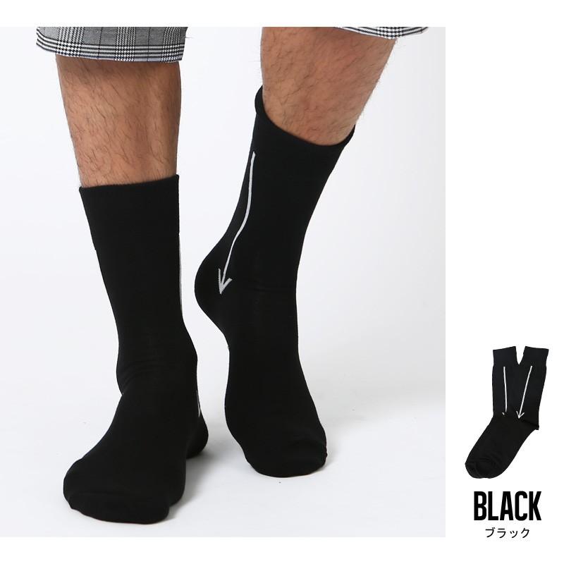 靴下 ソックス メンズ 矢印 クルーソックス サーフ ビーチ 海 部屋着 | improves | 06