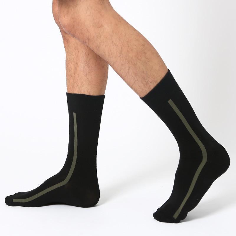 靴下 ソックス メンズ ハイソックス ライン 紳士 | improves | 11