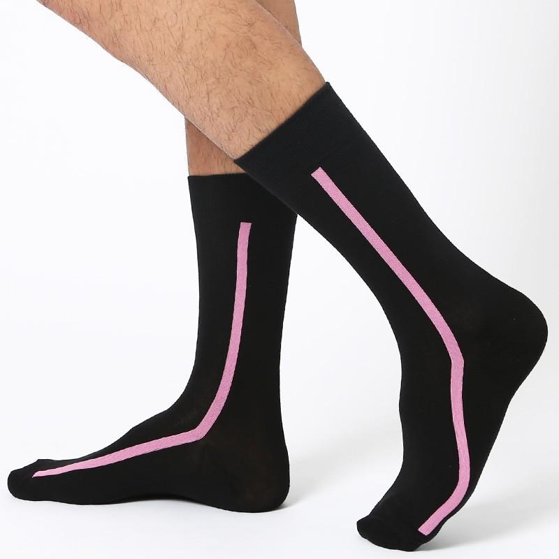 靴下 ソックス メンズ ハイソックス ライン 紳士 | improves | 07