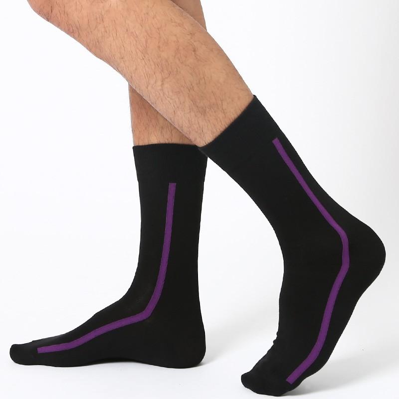 靴下 ソックス メンズ ハイソックス ライン 紳士 | improves | 09