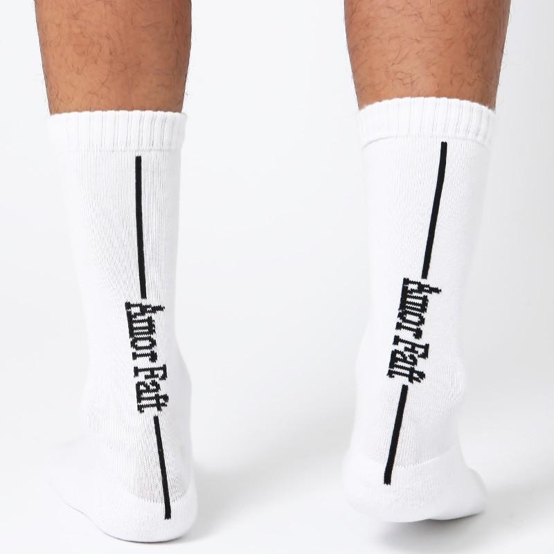 靴下 ナンバー  ソックス メンズ ハイソックス ライン 紳士 | improves | 05