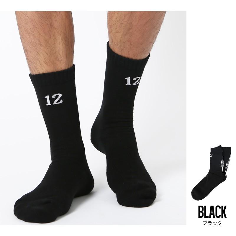 靴下 ナンバー  ソックス メンズ ハイソックス ライン 紳士 | improves | 07