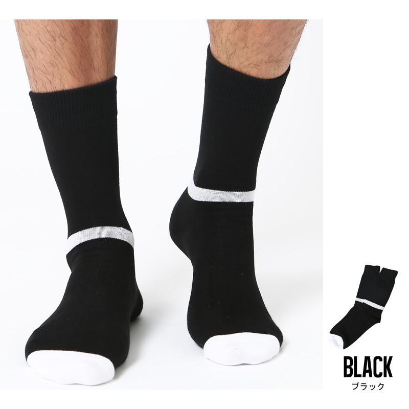 靴下 ソックス メンズ  ハイソックス ライン セット 紳士 | improves | 07