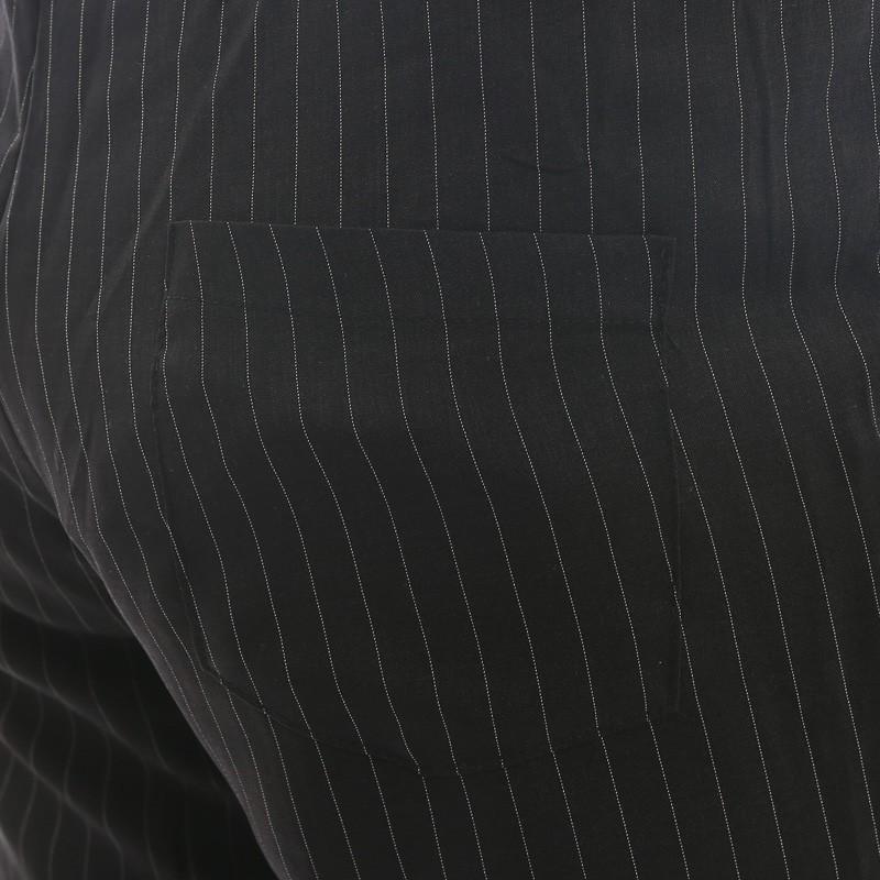 スラックス メンズ ウエストゴム ストライプ 柄 アンクル丈 アンクルパンツ ストリート 韓国ファッション | improves | 07