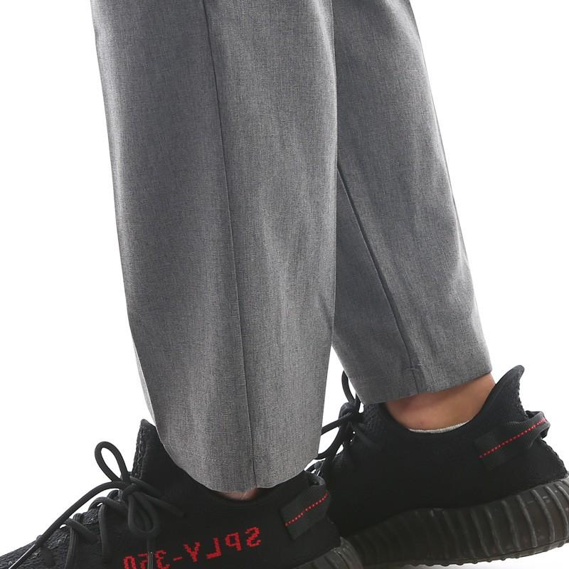 スラックス メンズ ウエストゴム ワイド アンクル丈 アンクルパンツ 韓国ファッション | improves | 11