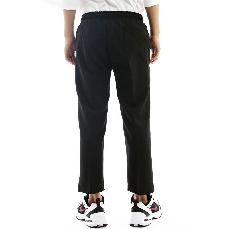 スラックス メンズ ウエストゴム ワイド アンクル丈 アンクルパンツ 韓国ファッション | improves | 07