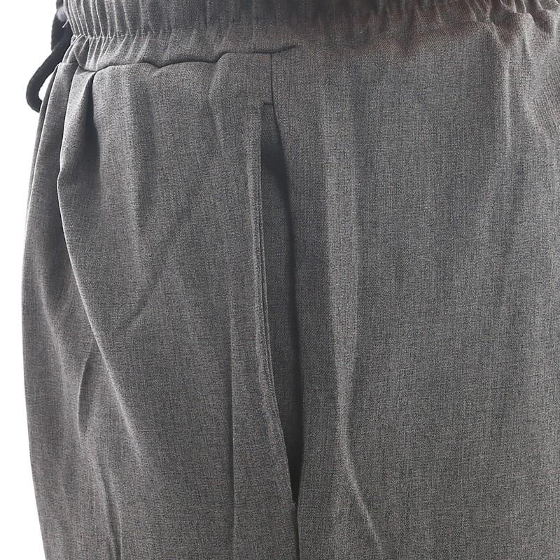 スラックス メンズ ウエストゴム ワイド アンクル丈 アンクルパンツ 韓国ファッション | improves | 08