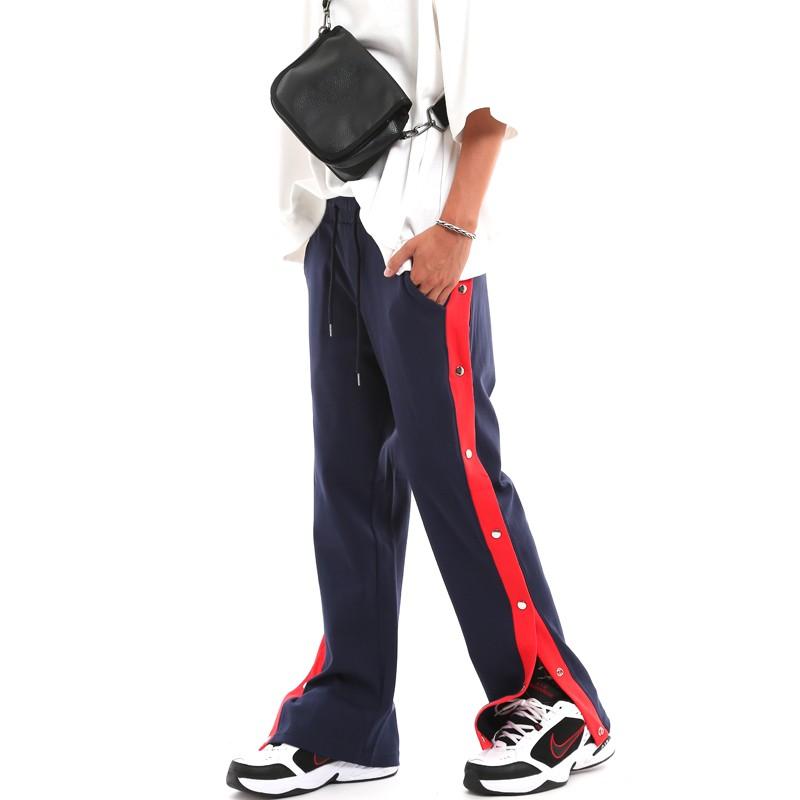 ジャージ パンツ メンズ フルオープン サイドオープン ウエストゴム 韓国ファッション | improves | 03