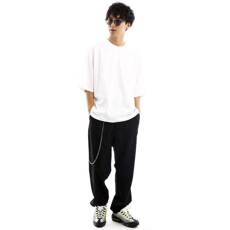 パンツ チェーン付き メンズ ワイドパンツ 韓国ファッション | improves | 10