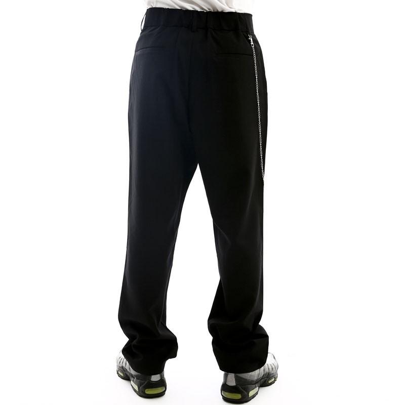 パンツ チェーン付き メンズ ワイドパンツ 韓国ファッション | improves | 05