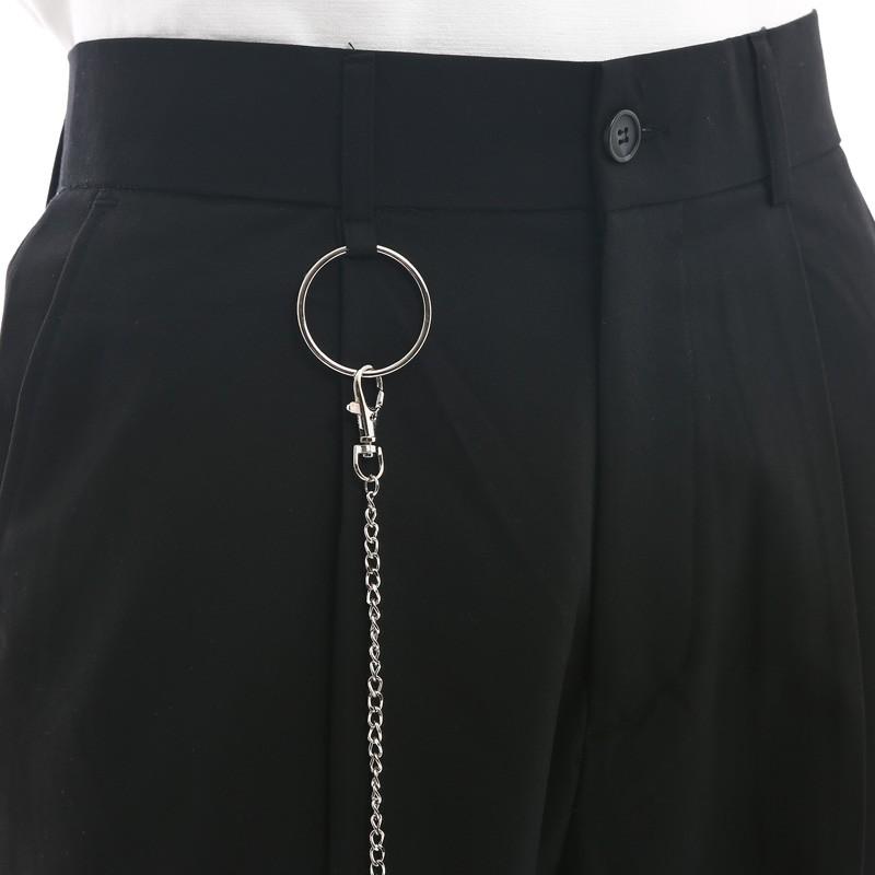 パンツ チェーン付き メンズ ワイドパンツ 韓国ファッション | improves | 06