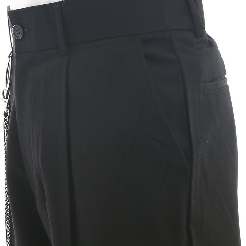 パンツ チェーン付き メンズ ワイドパンツ 韓国ファッション | improves | 07