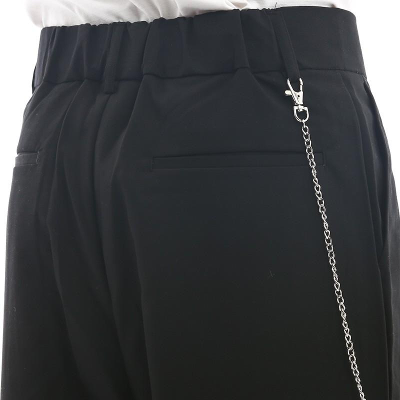 パンツ チェーン付き メンズ ワイドパンツ 韓国ファッション | improves | 08