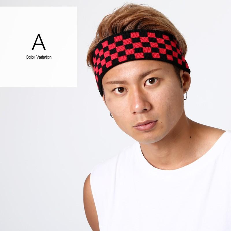 improves（インプローブス） ヘアバンド チェック 柄 チェッカー 髪
