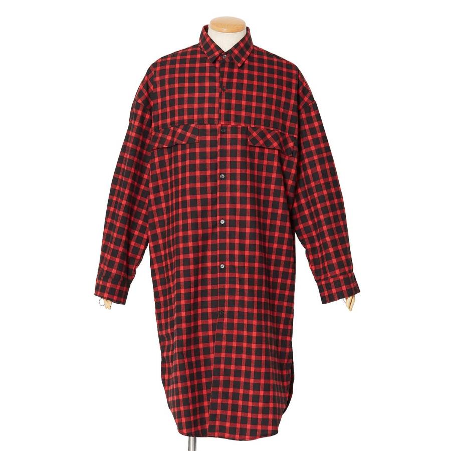 チェックコート ロング丈 長袖 チェックシャツ ビッグサイズ 赤 青 メンズ 韓国ファッション 170 Improves インプローブス 通販 Yahoo ショッピング