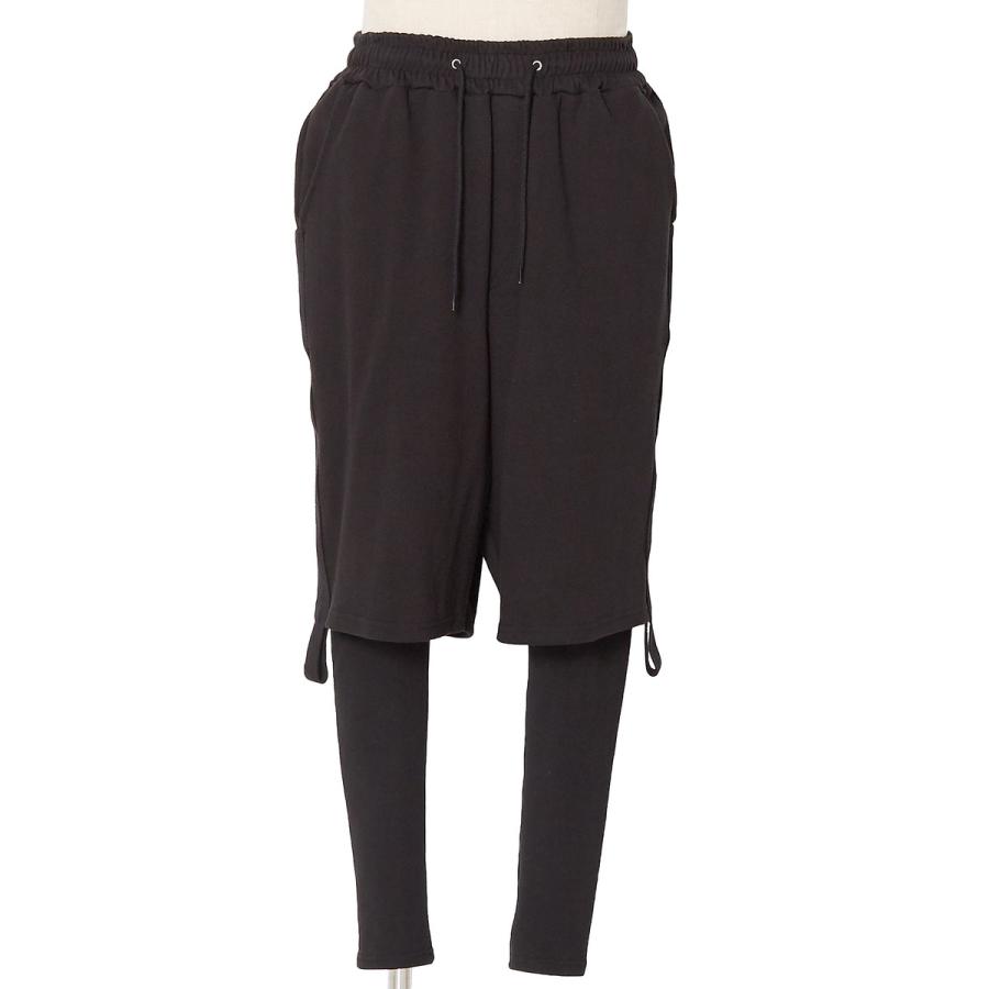 ハーフレイヤードパンツ スウェット レギンス 黒 メンズファッション スポーツ ボトムス メンズ 韓国ファッション 179 Improves インプローブス 通販 Yahoo ショッピング