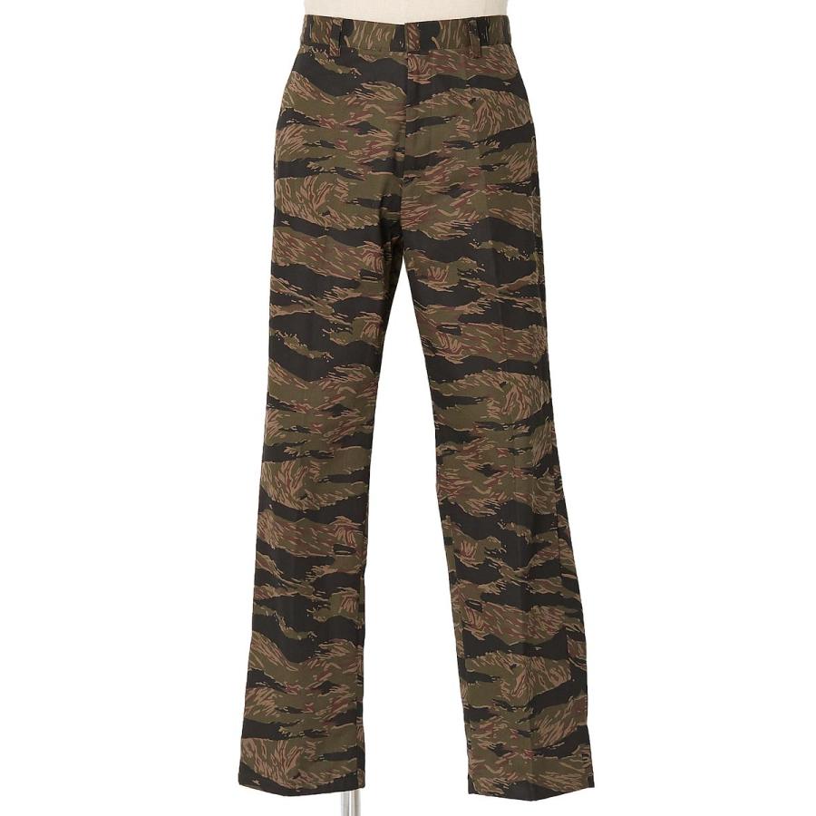 チノパン パンツ ボトムス カモフラ カモフラージュ タイガーカモ ミリタリー ワイド メンズ 韓国ファッション | improves | 05