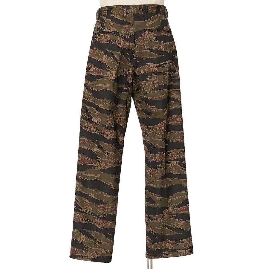 チノパン パンツ ボトムス カモフラ カモフラージュ タイガーカモ ミリタリー ワイド メンズ 韓国ファッション | improves | 07