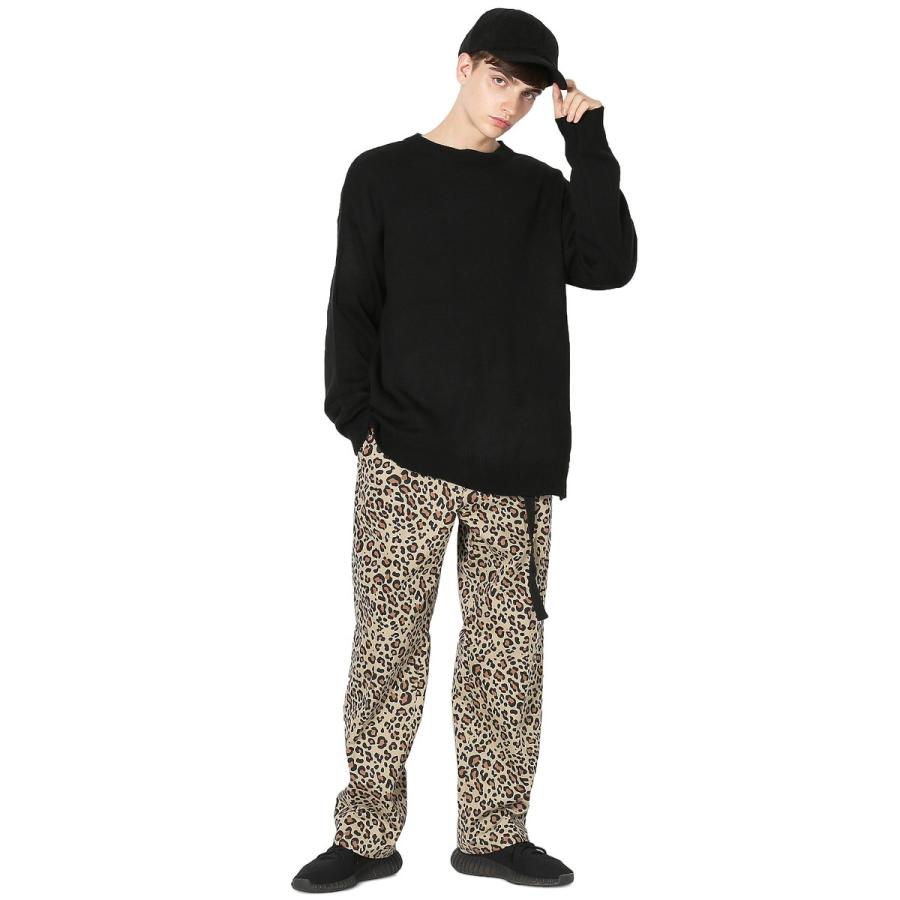 チノパン パンツ ボトムス レオパード ヒョウ柄 ワイド メンズファッション メンズ 韓国ファッション | improves | 10