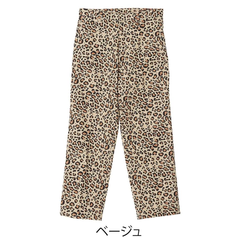 チノパン パンツ ボトムス レオパード ヒョウ柄 ワイド メンズファッション メンズ 韓国ファッション | improves | 03
