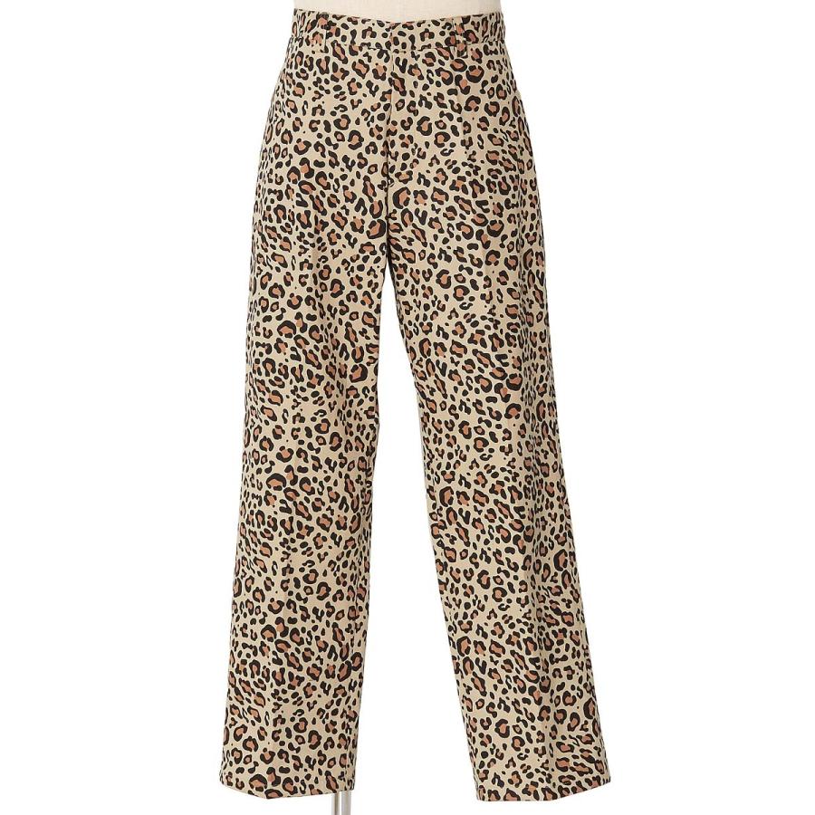 チノパン パンツ ボトムス レオパード ヒョウ柄 ワイド メンズファッション メンズ 韓国ファッション | improves | 05