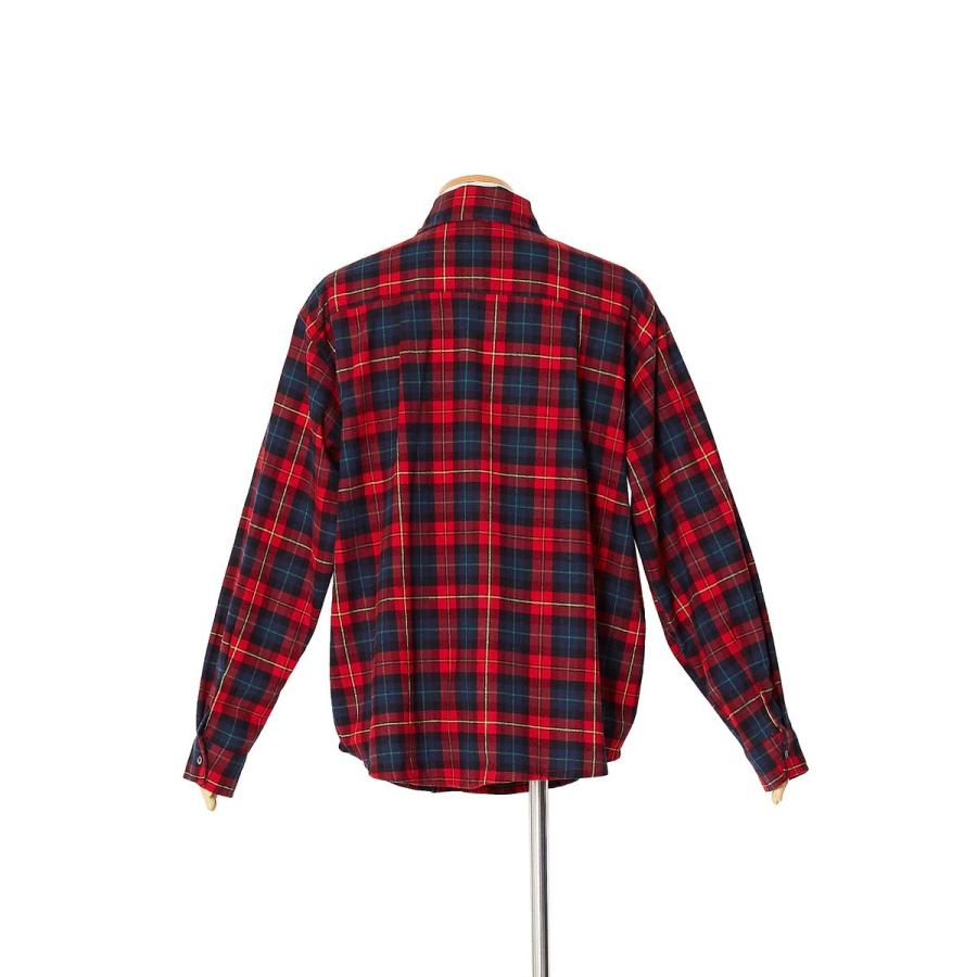 韓国 メンズ チェック柄シャツ 長袖シャツ ネルシャツ improves チェックシャツ メンズ 韓国 ファッション 開襟シャツ