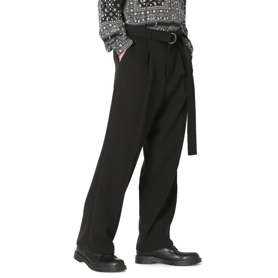 スラックス リングベルト パンツ ワイド ボトムス メンズファッション メンズ 韓国ファッション 221 Improves インプローブス 通販 Yahoo ショッピング