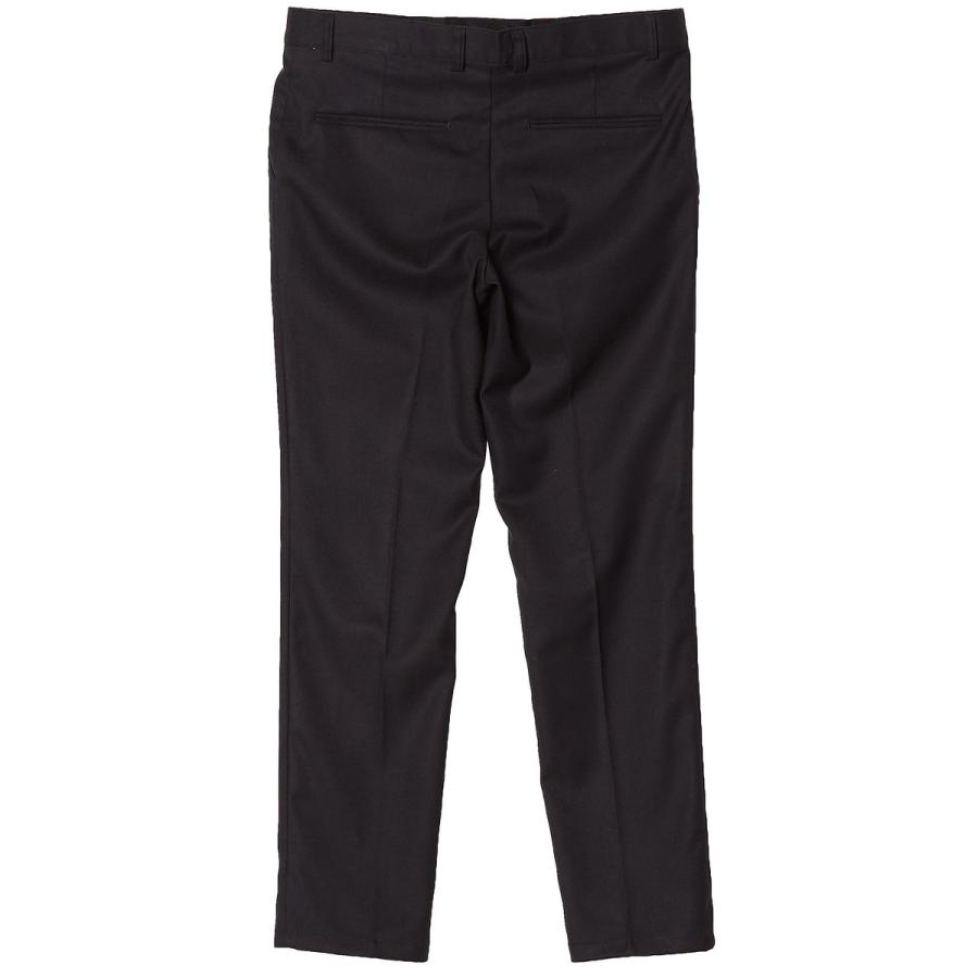 スラックス パンツ センタープレス ボトムス 黒 メンズファッション メンズ 韓国ファッション | improves | 04