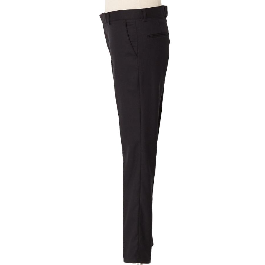 スラックス パンツ センタープレス ボトムス 黒 メンズファッション メンズ 韓国ファッション | improves | 06