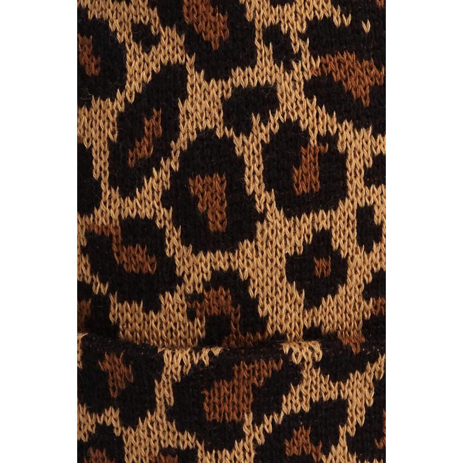 ニットキャップ ニット帽 帽子 キャップ レオパード ヒョウ柄 防寒 メンズファッション メンズ 韓国ファッション | improves | 10