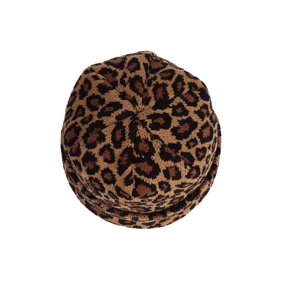 ニットキャップ ニット帽 帽子 キャップ レオパード ヒョウ柄 防寒 メンズファッション メンズ 韓国ファッション | improves | 08