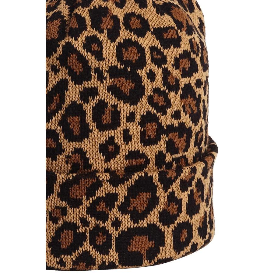 ニットキャップ ニット帽 帽子 キャップ レオパード ヒョウ柄 防寒 メンズファッション メンズ 韓国ファッション | improves | 09