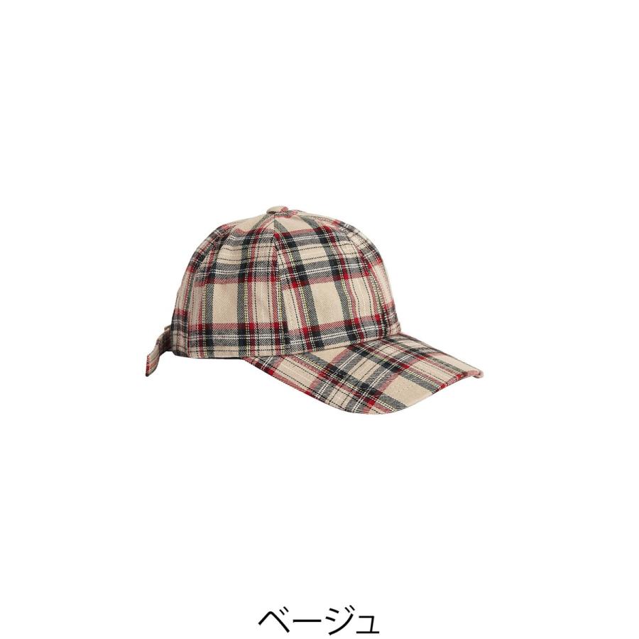 キャップ チェック柄 ベースボールキャップ ネルチェック 帽子 フリーサイズ メンズ 韓国ファッション | improves | 08