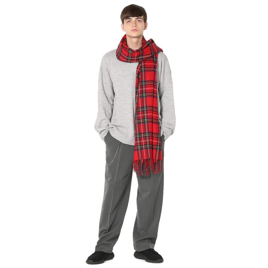 マフラー チェック柄 チェックマフラー 防寒 暖かい あたたかい メンズファッション メンズ 韓国ファッション | improves | 18