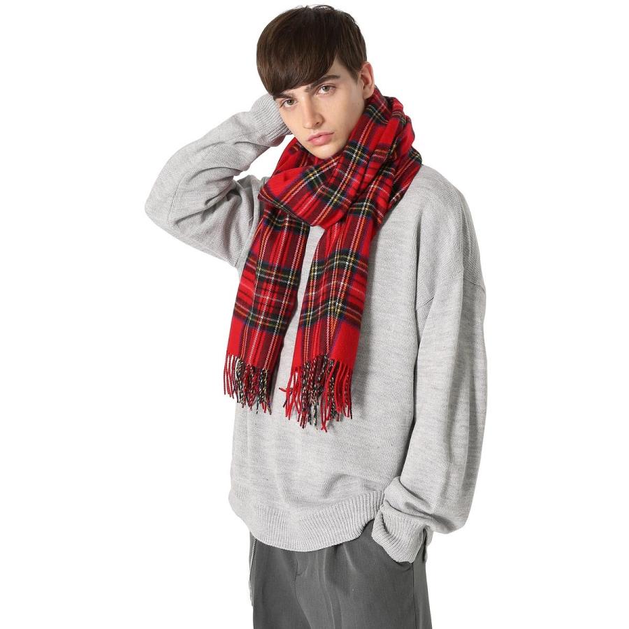 マフラー チェック柄 チェックマフラー 防寒 暖かい あたたかい メンズファッション メンズ 韓国ファッション | improves | 02