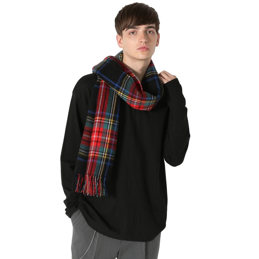 マフラー チェック柄 チェックマフラー 防寒 暖かい あたたかい メンズファッション メンズ 韓国ファッション | improves | 06