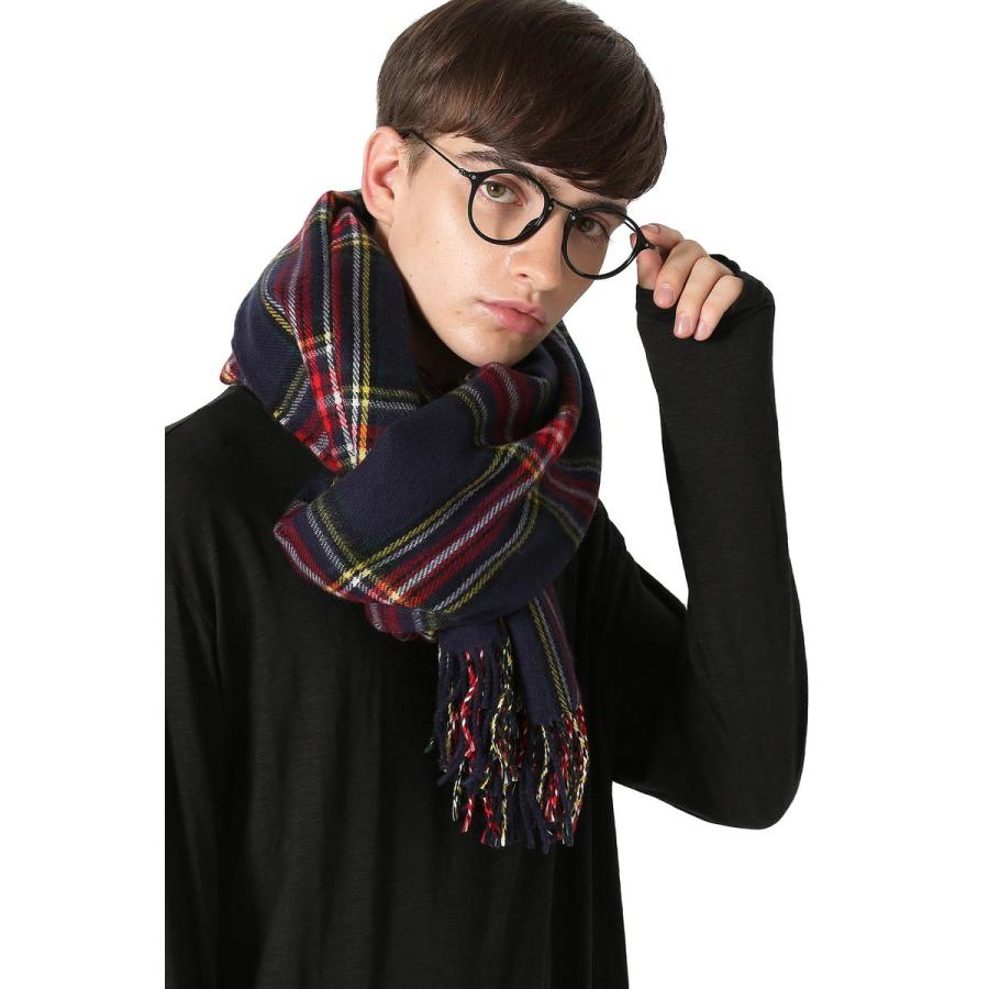 マフラー チェック柄 チェックマフラー 防寒 暖かい あたたかい メンズファッション メンズ 韓国ファッション | improves | 07