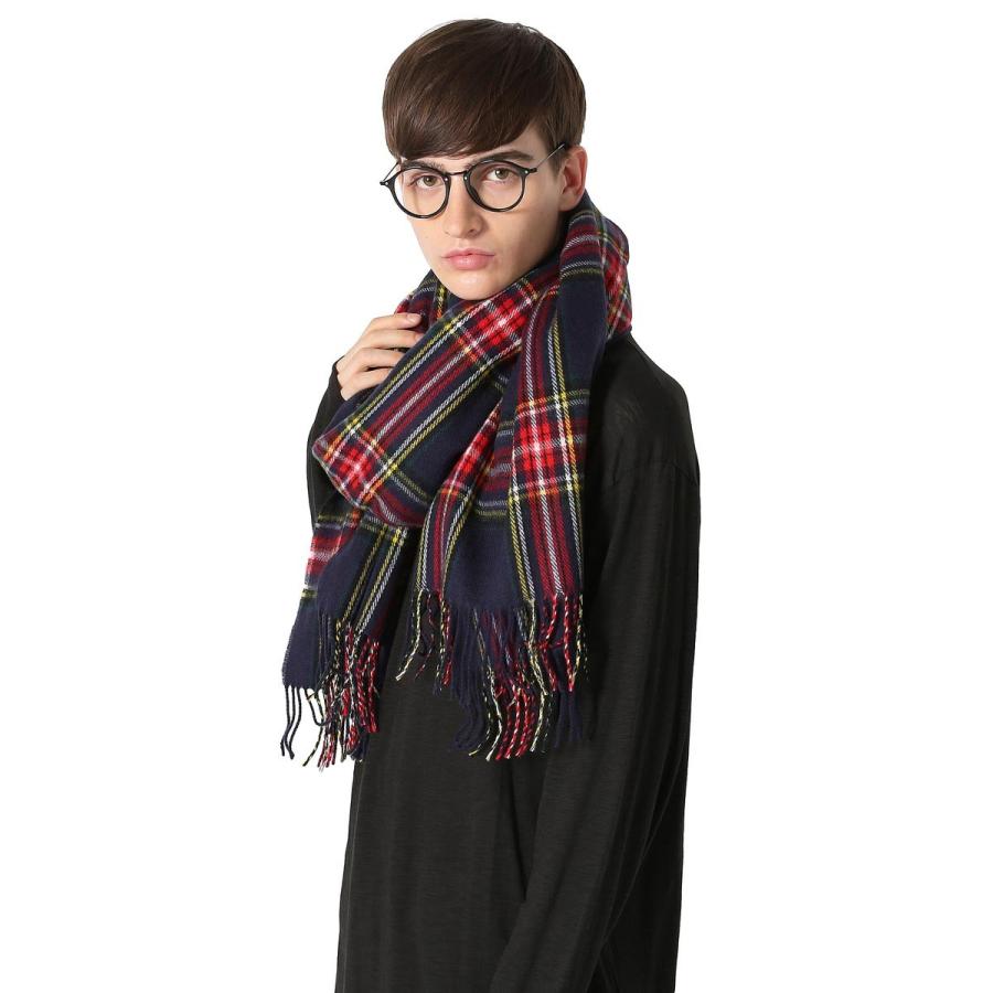 マフラー チェック柄 チェックマフラー 防寒 暖かい あたたかい メンズファッション メンズ 韓国ファッション | improves | 08