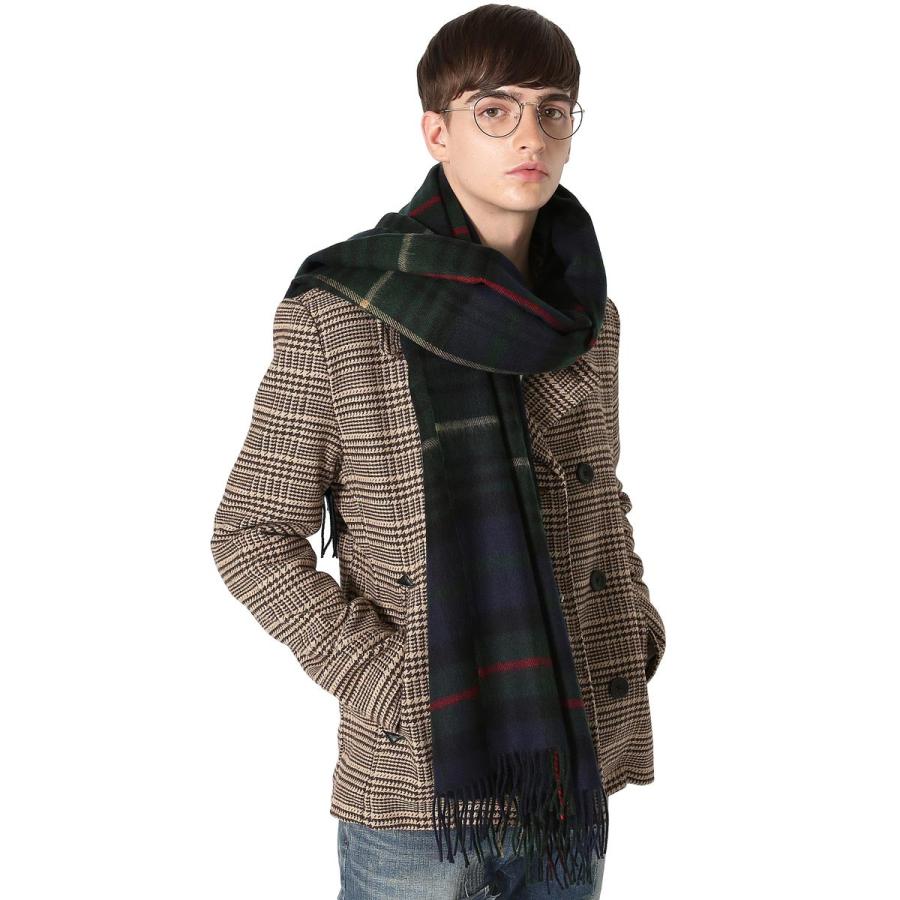 マフラー チェック柄 チェックマフラー 防寒 暖かい あたたかい メンズファッション メンズ 韓国ファッション | improves | 09